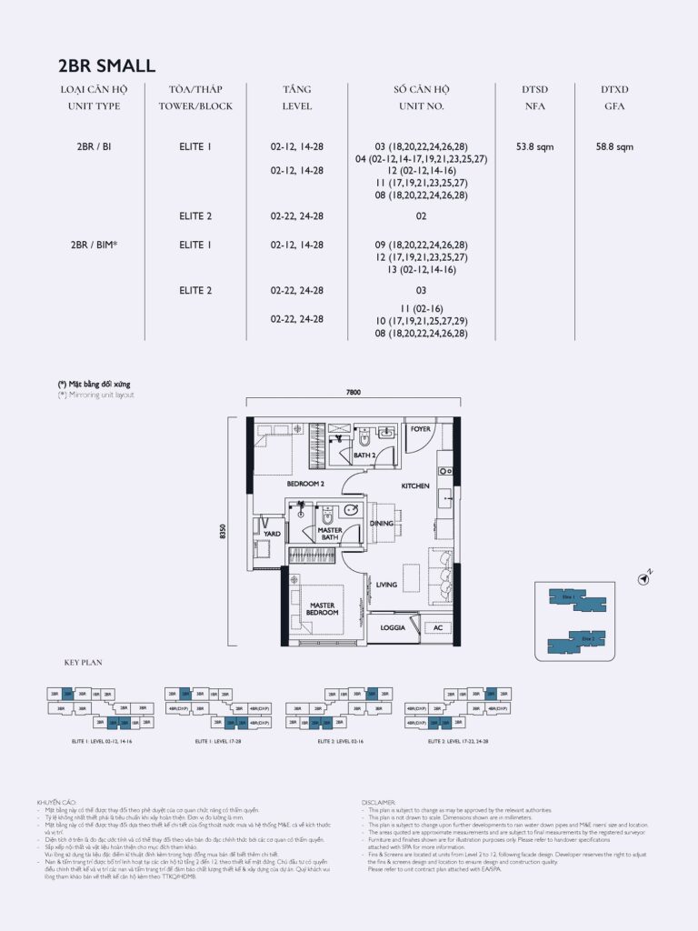 căn 54m2 - chung cư Senique Hà Nội - Vinhomes Ocean Park